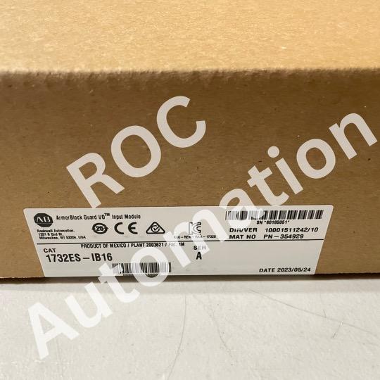 New Sealed Allen Bradley 1732ESIB16 /A ArmorBlock Guard I/O Input Mod
