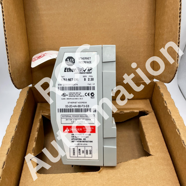 New Allen Bradley 1761-NET-ENI Ser B Interface Module EtherNet
