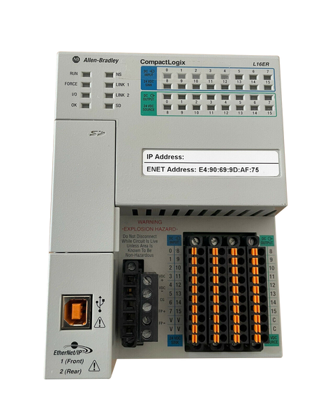 Allen-Bradley 1769-L16ER-BB1B Compactlogix Controller