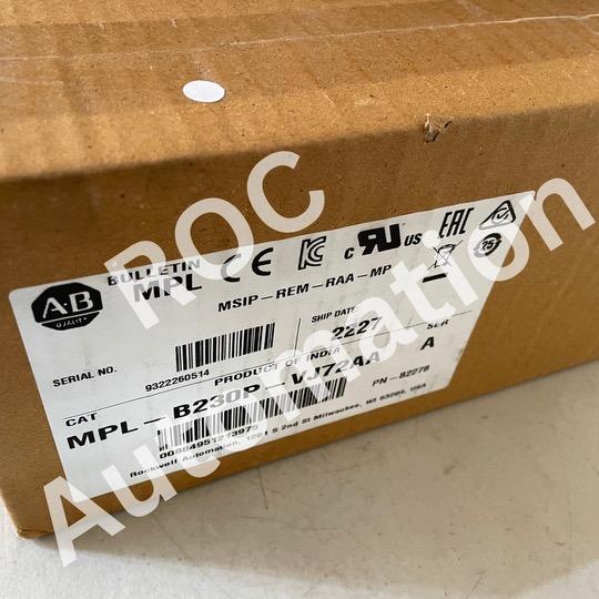 New Sealed Allen Bradley MPLB230PVJ72AA Servo Motor Rocautomation