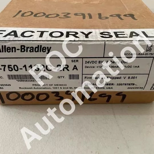 New Sealed Allen Bradley 20-750-1132C-2R PowerFlex 750 I/O Card