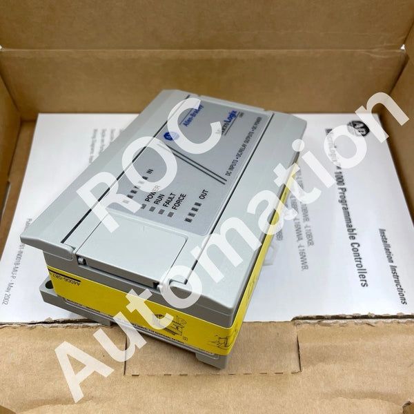 New Allen Bradley 1761-L10BXB Ser F MicroLogix 1000 24VDC I/O Controller Rev A