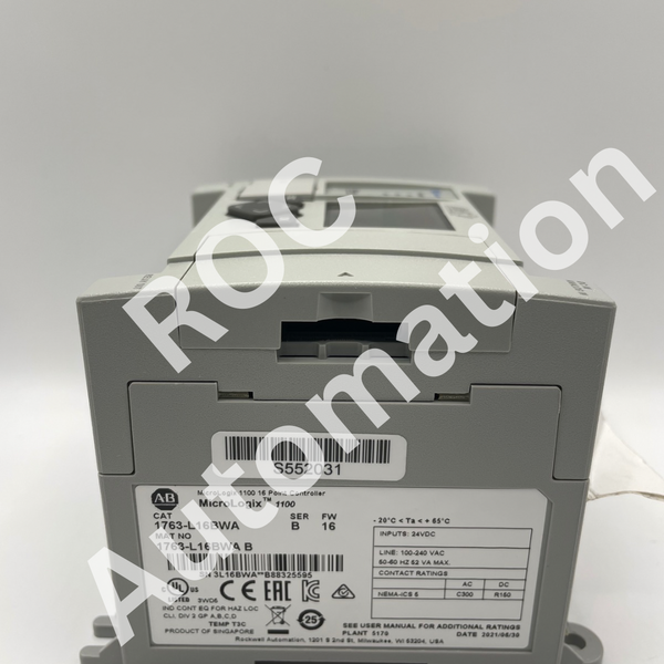 New Allen-Bradley 1763-L16BWA Ser B MicroLogix 1100 16 Point Controller FW 16