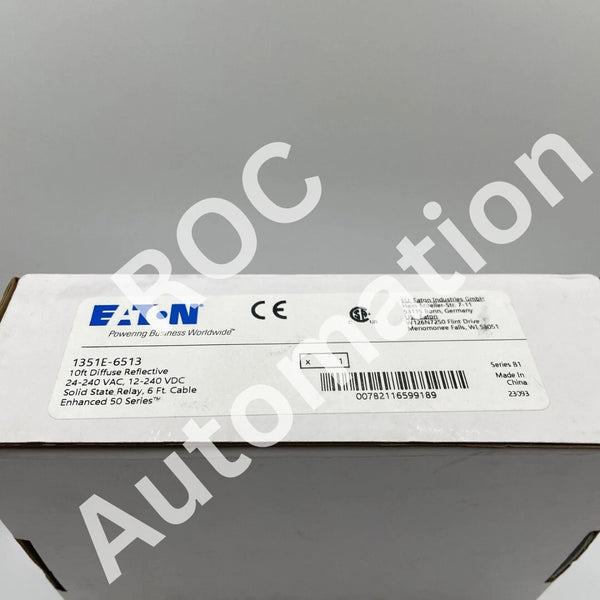 New Sealed Eaton 1351E-6513 Photoelectric Solid State Sensor
