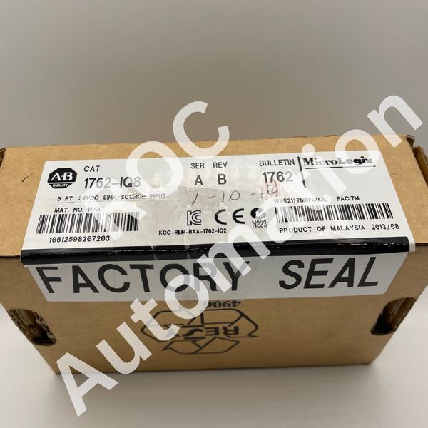 New Allen-Bradley 1762-IQ8 MicroLogix 24VDC Input Module