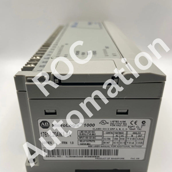 Allen Bradley 1761-L20AWA-5A MicroLogix 1000 Analog PLC