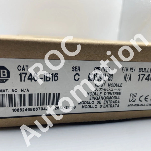 New Sealed Allen Bradley 1746-IB16 /C SLC 500 16-Ch 10-30VDC Input Module