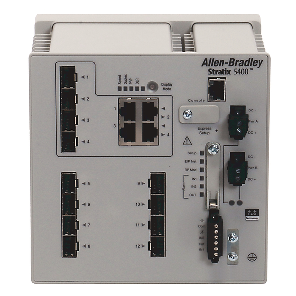 New Allen Bradley 1783-HMS8S4CGN /A Stratix 5400 12-Port L2 EtherNet Switch