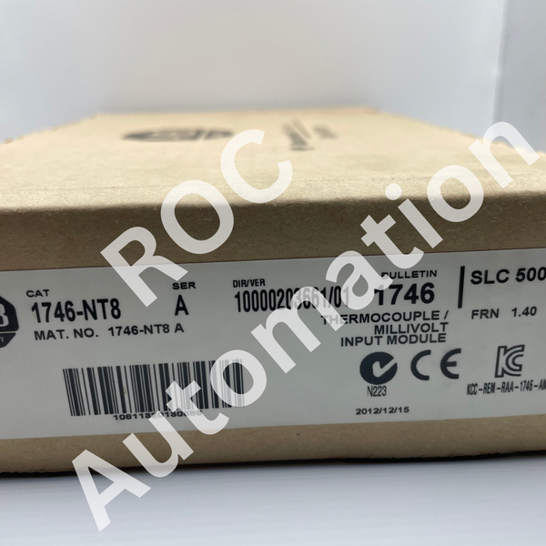 New Allen Bradley 1746-NT8 /A SLC 500 8P Thermocouple Analog Input Module