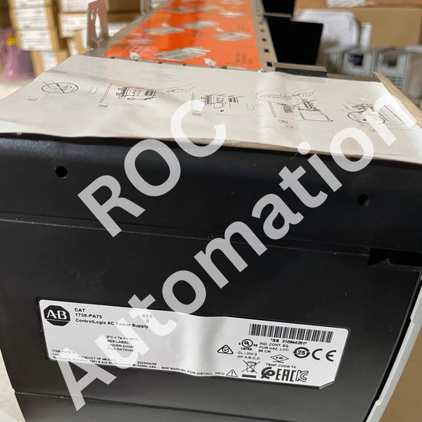 New Allen Bradley 1756-PA75 Ser B ControlLogix 24VDC Power Supply 1756-A17 B Chassis