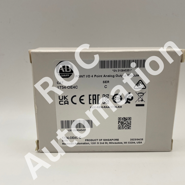 New Allen Bradley 1734-OE4C Ser C Point I/O 4-Point Output Module