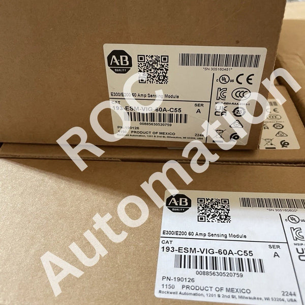 New Sealed Allen-Bradley 193-ESM-VIG-60A-C55 Series A Relay