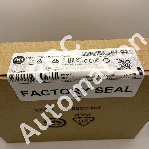 New Sealed Allen Bradley 1756-L7SP /B GuardLogix Safety Partner Controller
