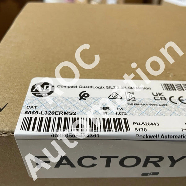 2025 New Sealed Allen Bradley 5069-L320ERMS2 /B GuardLogix 5380 Safety Controller