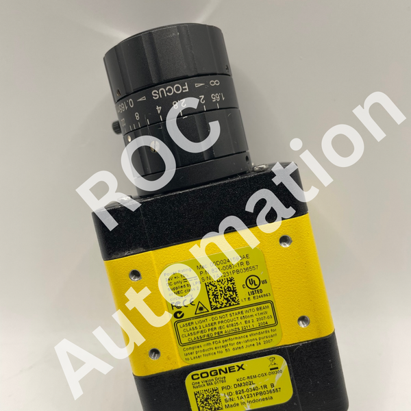 Cognex DM-302QL Reader KCC-REM-CGX-DM300 825-0340-1R & Edmund Optics 59872 Lens