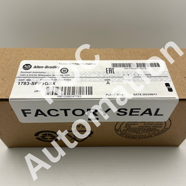 New Sealed Allen Bradley 1783-SFP1GSX Fiber Transceiver 1783SFP1GSX Module