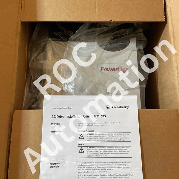 New Allen Bradley 20F11ND096AA0NNNNN A PowerFlex 753 75 HP 480V AC Drive