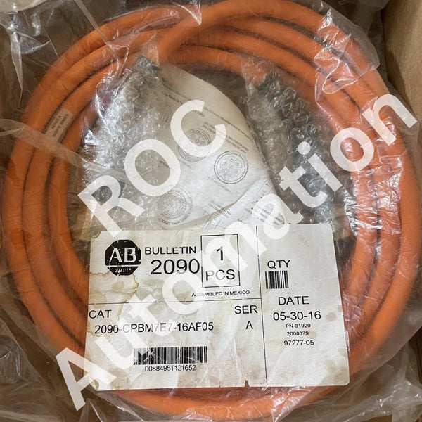 New Allen Bradley 2090-CPBM7E7-16AF05 Kinetix Motor Power Cable 5M Servo Cable