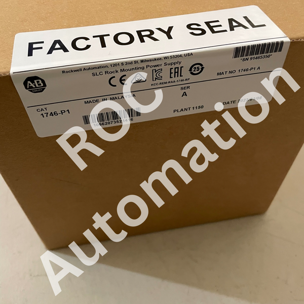 New Sealed Allen Bradley 1746-P1 Ser A SLC 500 120/240VAC 2A Power Supply