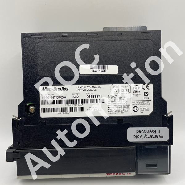 Allen Bradley 1756-HYD02 /A ControlLogix Hydraulic Servo Module