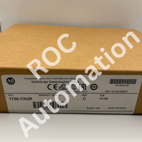 New Sealed Allen Bradley 1756-CN2R Ser. A Controllogix Communication Module