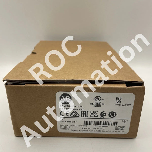 2025 New Allen Bradley 25-COMM-E2P Ser A PowerFlex 520 EtherNet/IP Adapter