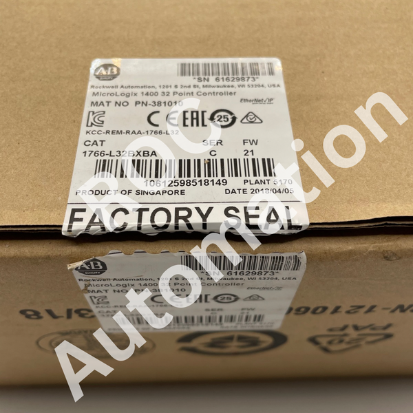 New Allen Bradley 1766-L32BXBA /C MicroLogix 1400 24VDC Power/In Controller