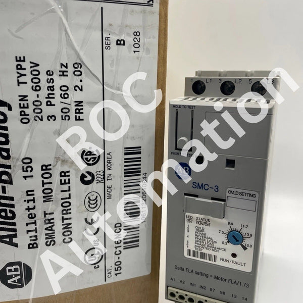 New Allen Bradley 150-C16NCD Ser B Smart Motor Controller