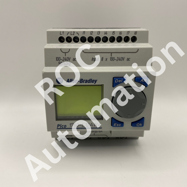 New Allen Bradley 1760-L12AWA Ser B Rev D Pico Controller AC Power