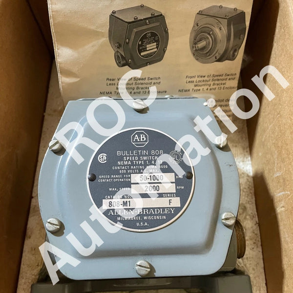 New Allen Bradley 808-M1 Ser F High Speed Electro-Mech Switch