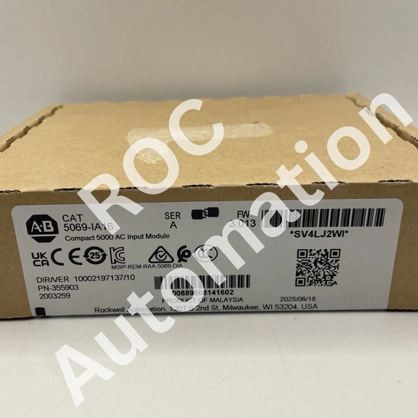 2025 New Sealed Allen Bradley 5069-IA16 /A Compact I/O 16-Ch AC Input Module