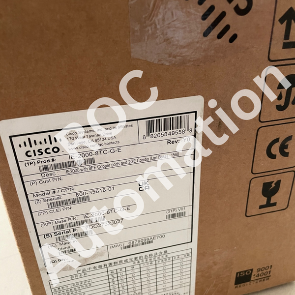 New Sealed Cisco IE-2000-8TC-G-E Industrial Ethernet Switch