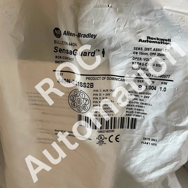 New Allen Bradley 440N-Z21SS2B SensaGuard non-contact switch