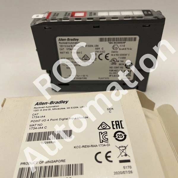 New Sealed Allen-Bradley 1734-IA4 C Point Digital Input Module