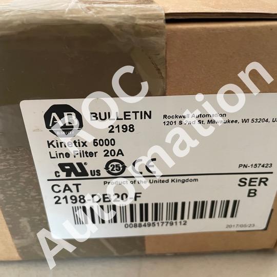 New Allen Bradley 2198-DB20-F Series B Kinetix 5000 AC Line Filter