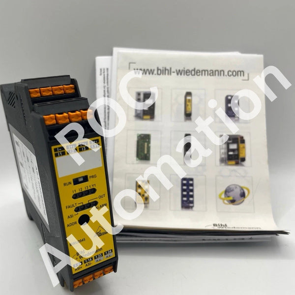 New Bihl+ Wiedemann BWU2045 AS-i Safety Relay Output Module