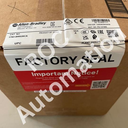 New Sealed Allen Bradley 1783-BMS20CA Ser A Ethernet Managed Switch