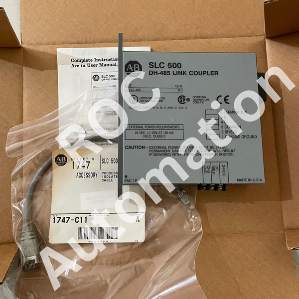 New Allen Bradley 1747-AIC /B SLC 500 DH-485 Link Coupler