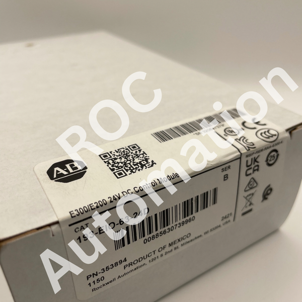 New Sealed Allen Bradley 193-EIO-63-24D Ser B E300/E200 24V DC Control Module