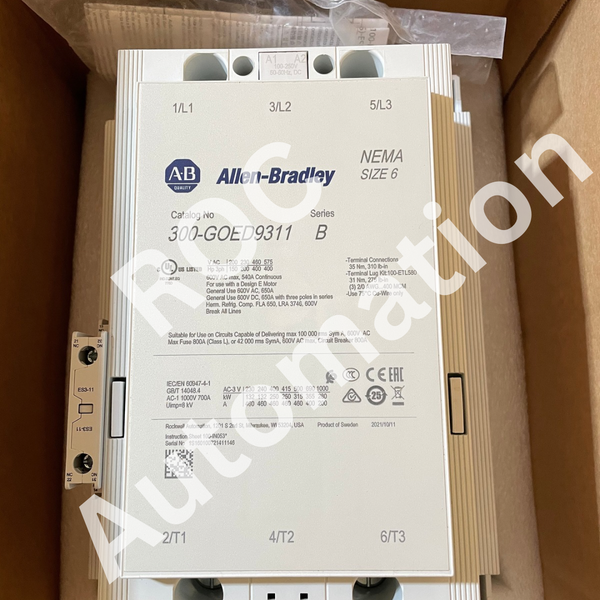 New Allen Bradley 300-GOED9311 Series B Contactor