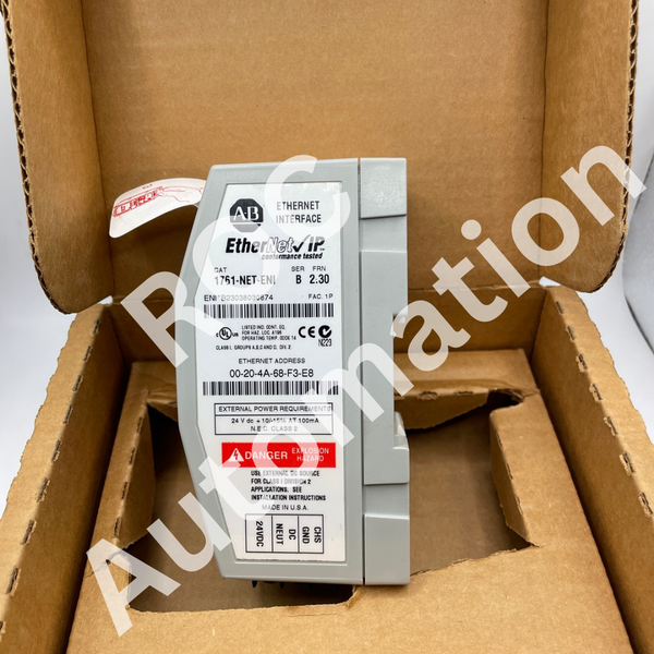 New Allen Bradley 1761-NET-ENI Ser D Interface Module EtherNet