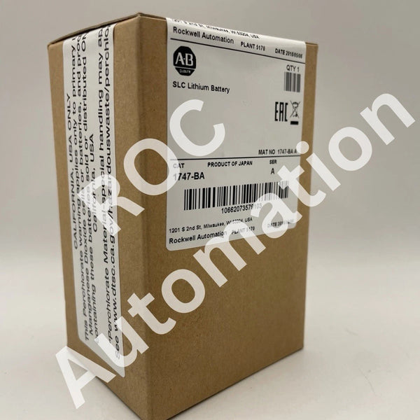 New Sealed Allen-Bradley 1747-BA SLC Lithium Battery