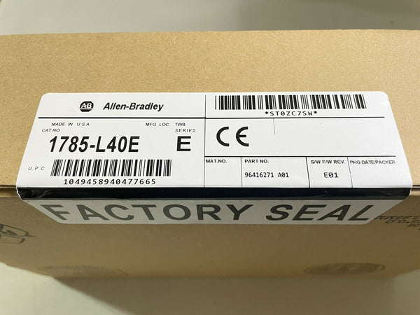 New Sealed Allen Bradley 1785-L40E /E PLC-5/40E EtherNet/IP Controller