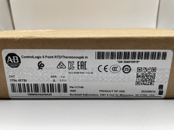 Brand New 1756-irt8i, PLC Allen Bradley Analog Input By ROC Automation ...