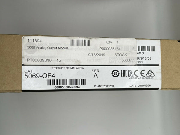 NEW SEALED Allen Bradley 5069-OF4 /A Compact I/O Output Module ...