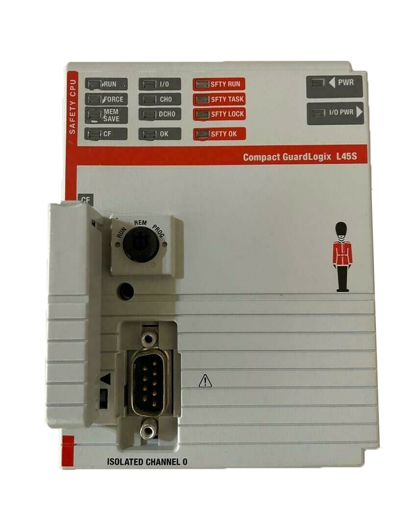 Allen Bradley 1768-L45S /B CompactLogix Safety Processor WITH 1769-ECR ...